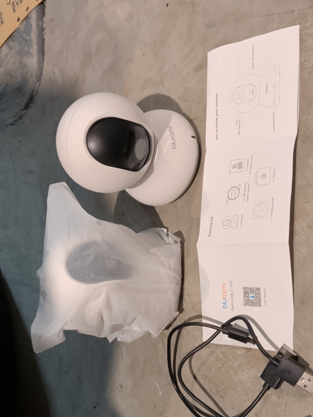 Blurams Dome Lite 2 (Model A31) 2K Indoor Security Camera's ×2